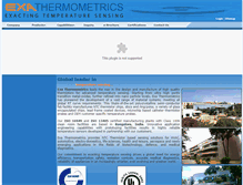 Tablet Screenshot of exathermometrics.co.in